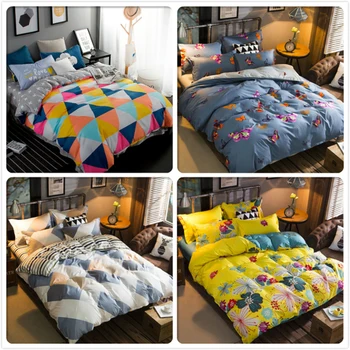 

Duvet Cover Pillowcase 3pcs Bedding Sets Kids Child Soft Skin Cotton Bed Linens Single Twin Queen King Size Quilt Comforter Case