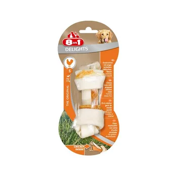 

8in1 DELIGHTS S косточка с куриным мясом для мелких и средних собак (11cm)
