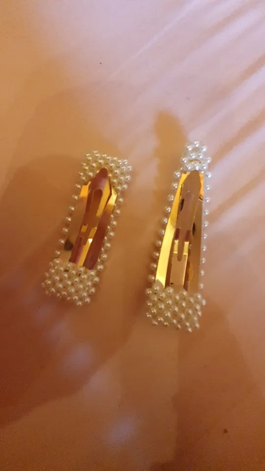 Barrette Perles Fantine - Or photo review