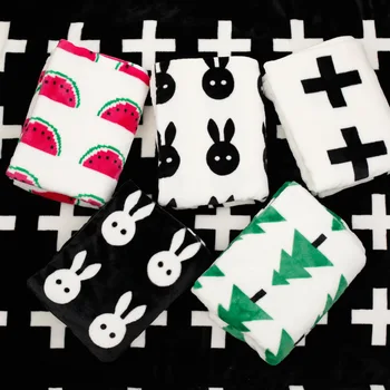

90*120 cm Blanket Flannel Blanket Watermelon Pine Cartoon Blanket Children Blanket Knitted