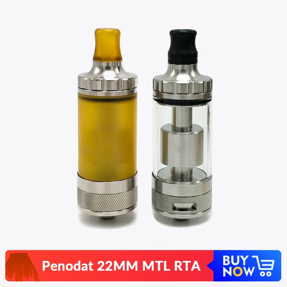Испаритель Volcanee Coppervape Penodat Восстановленный бак MTL RTA емкость 4 мл диаметр 22 мм для