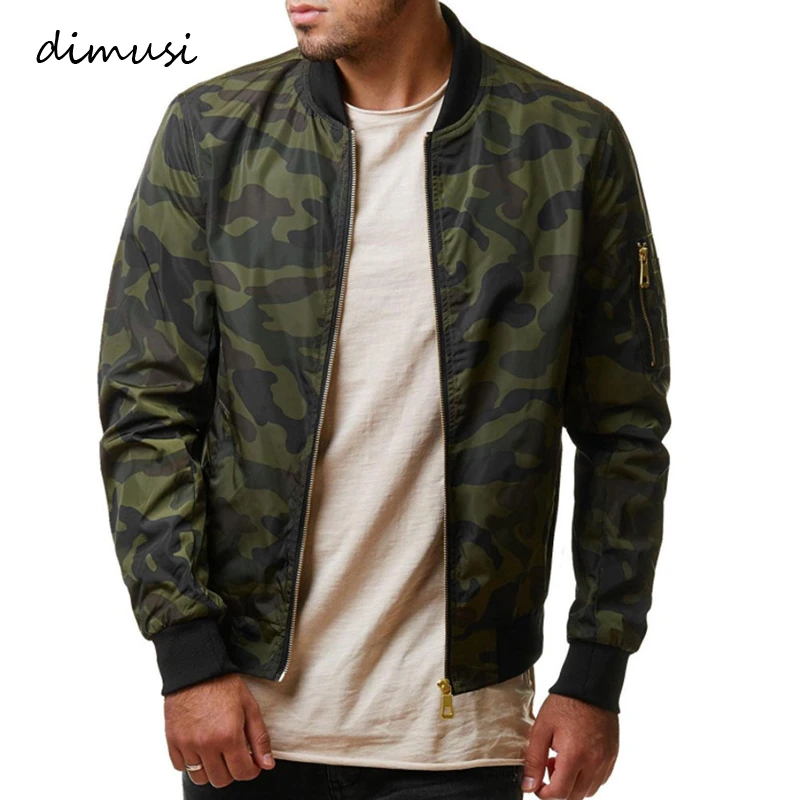 DIMUSI hombres chaqueta de bombardero hombres primavera otoño Windbreaker abrigos Casual Camo Abrigos Hombre Outwear marca ropa 7XL, TA134|Chaquetas| - AliExpress