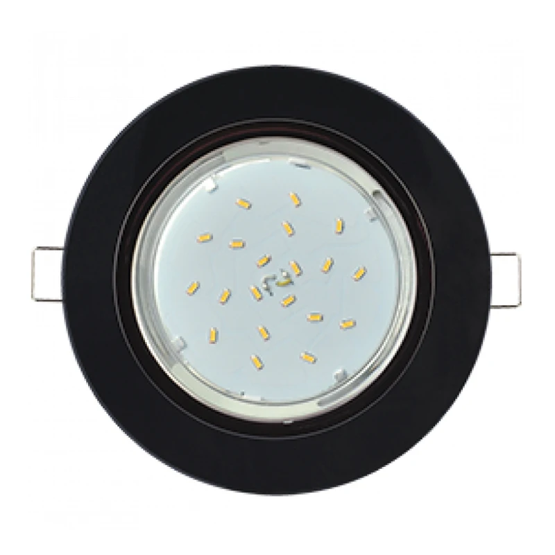 Ecola GX53 H4 5310 Glass Светильник круглый встраиваемый для ламп Круг 38x133|Потолочные