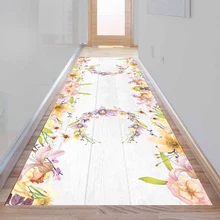 Else серое дерево фиолетовый желтый цветочные цветы 3d принт нескользящие микрофибры Моющиеся длинные Бегун Коврики пол Rugs коврики для прихожей
