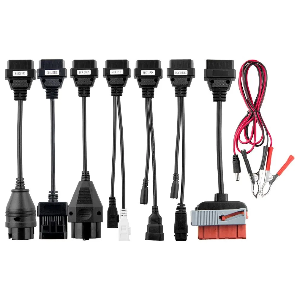 2019 OBD2 кабели для диагностики CDP автомобильные/Грузовые с полным набором 8