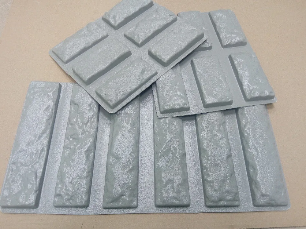 18pcs Plastic Molds for Concrete Plaster Super Best Price Wall Stone