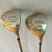 Фирменная Новинка 4 звезды Хонма S-03 Fairway Wood Хонма S-03 Гольф фарватера гольф-клубов#3/#5 R/S/SR/X Flex Вал графита С Крышка головки