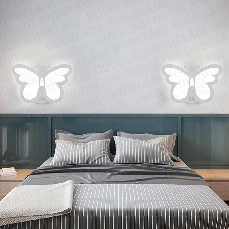  12W LED Acrylic wall light Children's room bedside bedroom wall lamps arts creative Corridor Aisle  - 32950947437