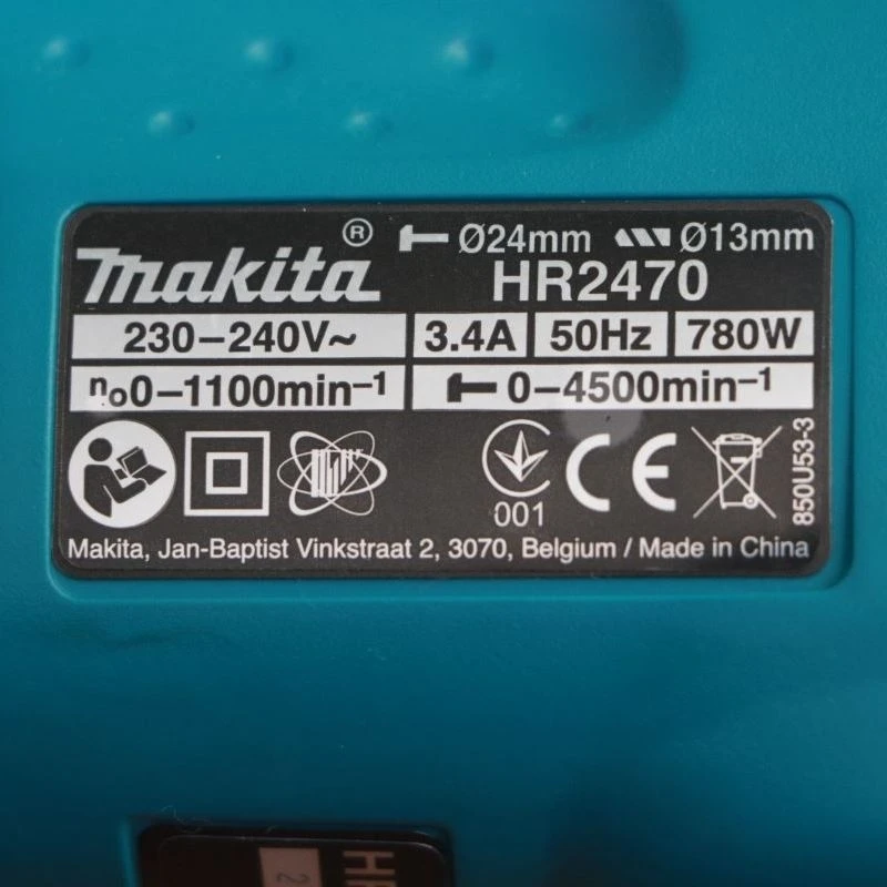 Hammer drill Makita HR2470 Hammer drill electric hole punch hydraulic punch press