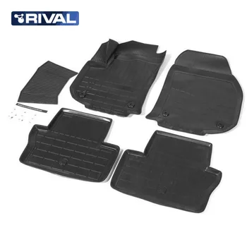 

For Opel Zafira 2005-> Mats in salon 5 шт/компл. Polyurethane [Rival 14207001]