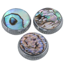 Yibuy 3 шт. хромированный Абалон кулон в форме ракушки ключ для вентиля пальчиковые кнопки