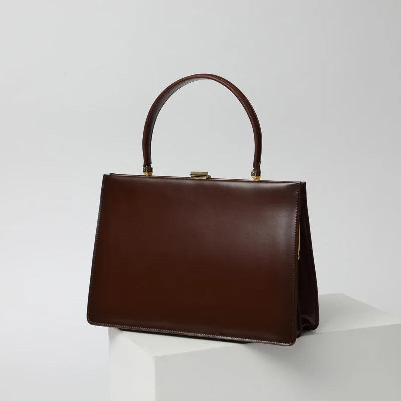 D'affaires De Sacs Main Gao Brown infatuation Designer Haute Bonbons Fourre Top retro Véritable poignée D'épaule Qualité Temperament white tout Cuir Femmes gem En Solide Dames Luxe Boîte Red With À Guihei Luyo Green 8vB0q7