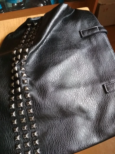 Tinkin PU Leather Female Handbag  Autumn Bag Large Size Women Shoulder Bag Daily Vintage Women Bag Causal Rivet Bag photo review