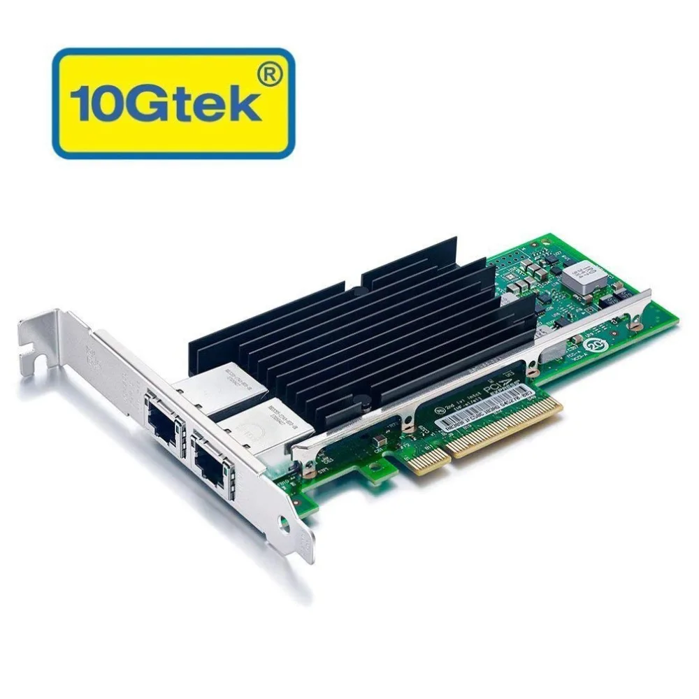 10Gtek for Intel X540 T2, 10GbE Converged Network Adapter(CNA), Copper