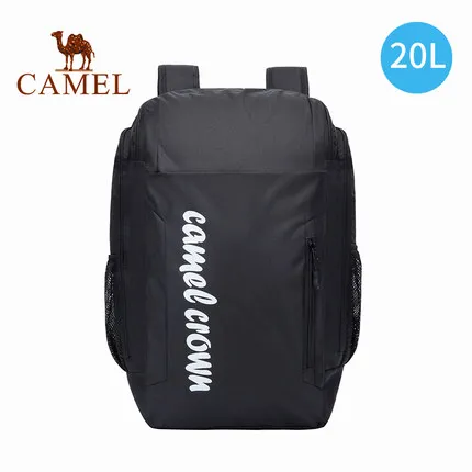 CAMEL 20L рюкзак для путешествий походов для мужчин Спорт на открытом воздухе сумка Кемпинг пылезащитный треккинг водонепроницаемый Быстросохнущий большой размер - Цвет: black