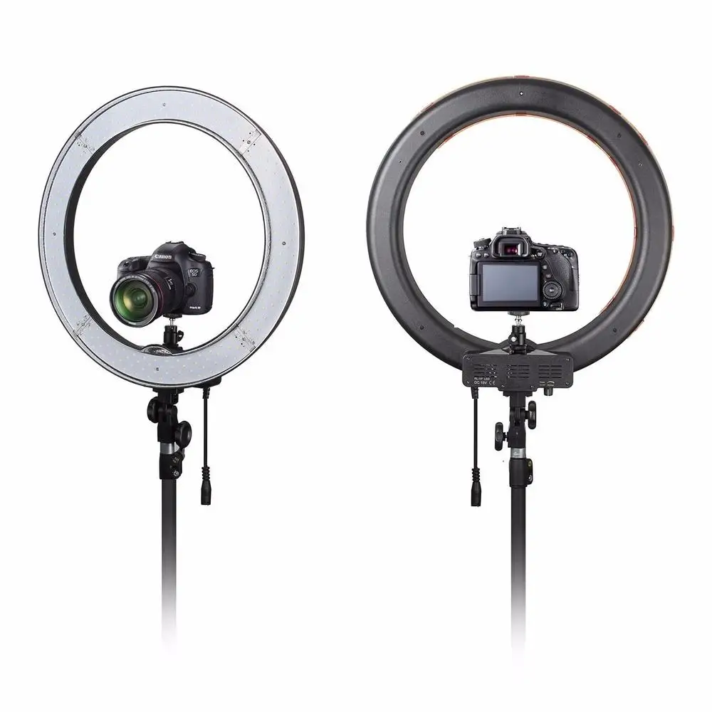 Светодиодная кольцесветильник лампа Fotopal RL 18 дюймов 55 Вт 5500 к|led camera|ring lightled ring light |