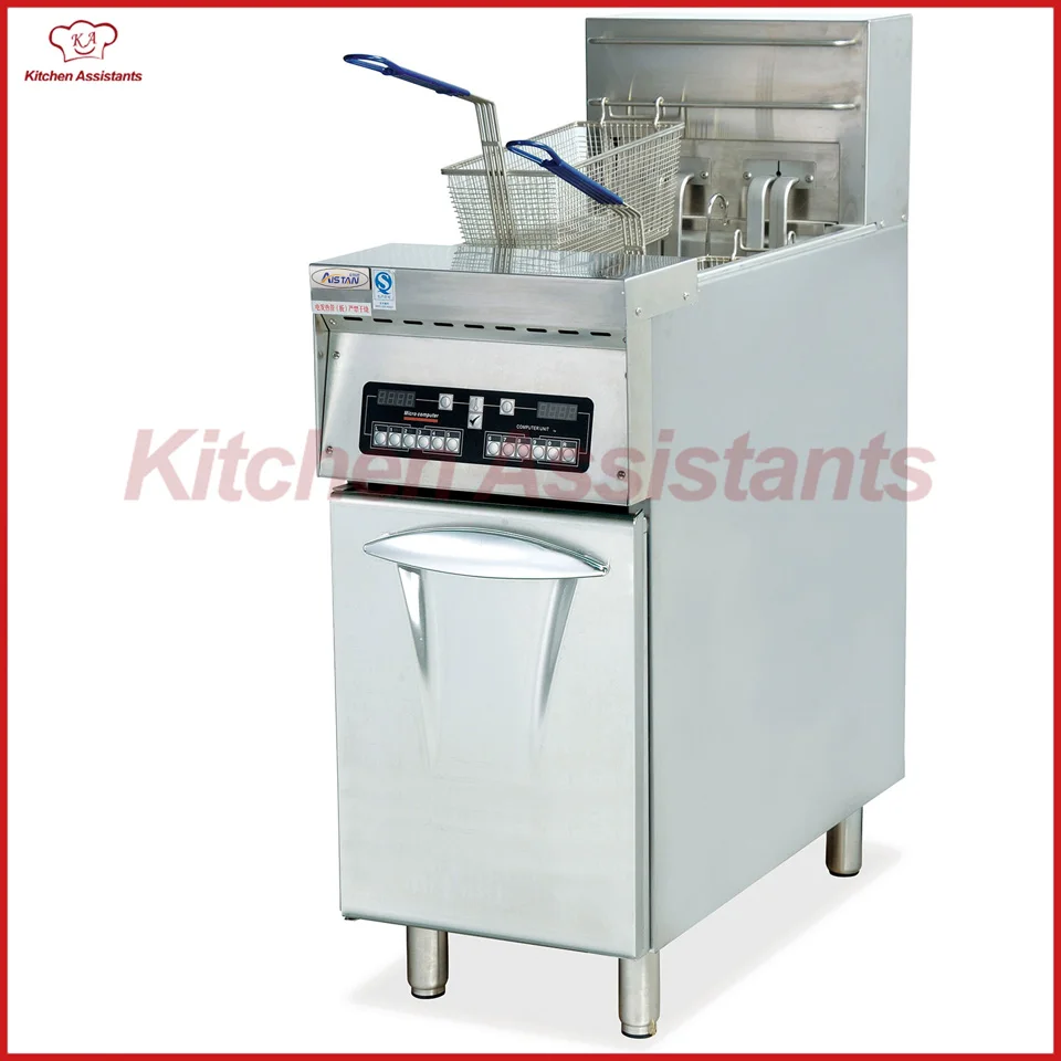 

DF33 Luxury Electric Computer Fryer with 1 Tank 2 Baskets of catering equipment