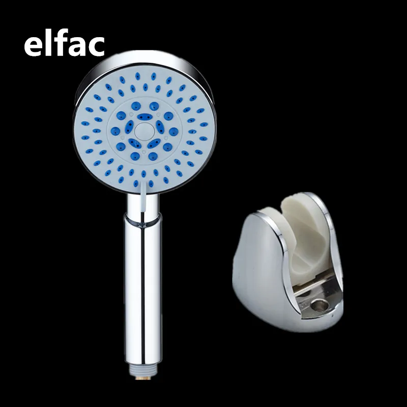 ELFAC Bathroom Anion Water Outlet Speed Showerhead Saving Multi-function Shower Head With Punch Holder | Обустройство дома