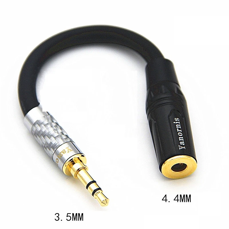 HIFI Female 4 4MM Balanced Headphone Adapter Audio Cable 4 4mm to 3 5mm 4 4mm to 2 5mm 4 4mm to 6 35mm 4 4mm to XLR 4 Pin Angle