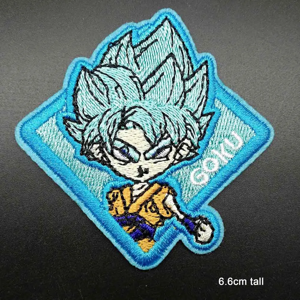 Dragon Ball Goku Vegeta стволы нашивки железные на вышитой одежде нашивки для одежды наклейки одежды оптом - Цвет: kogu