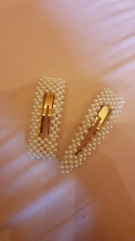 Barrette Perles Fantine - Or photo review