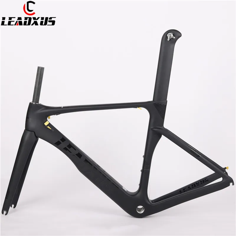

LEADXUS Two Version Carbon Frame Aero Carbon Road Frame Aero Bike Carbon Fiber Frame BSA or BB30 Bottom Bracket