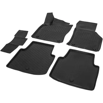 

3D floor mats into saloon for Skoda Superb B8 2016-2019 5 pcs/set (Rival 15104002)