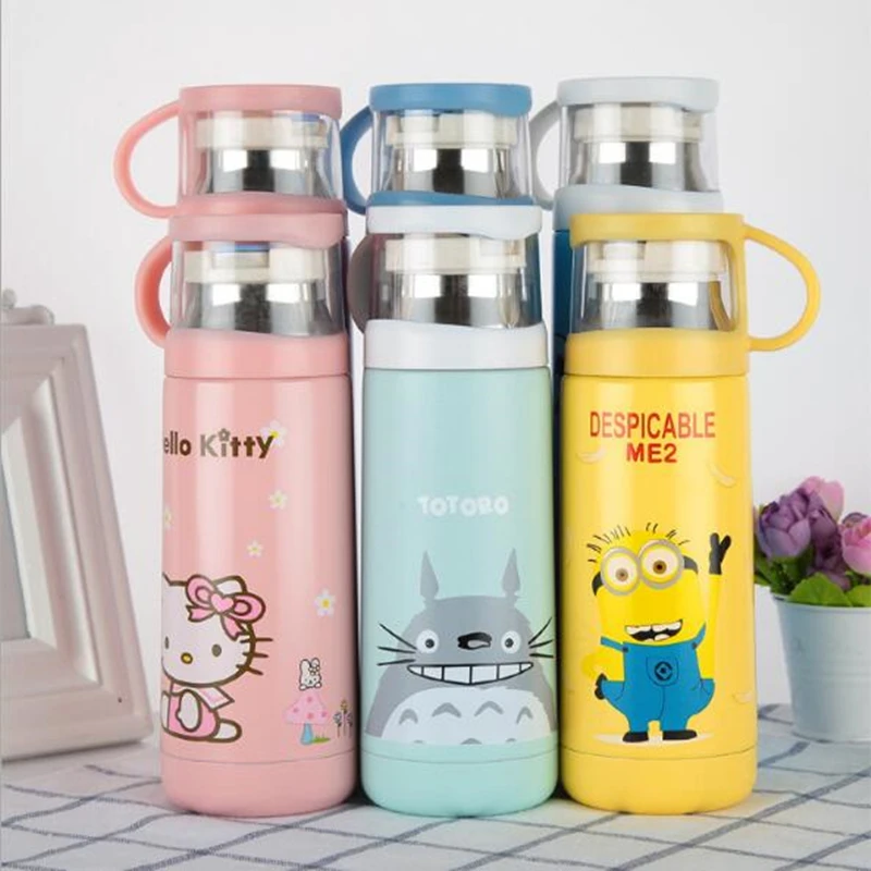 

Cartoon Thermos Stainless Steel Vacuum Flask Cup For Kid's Gift Steel Insulated Thermos Cup Coffee Mug Travel Drink Bottle