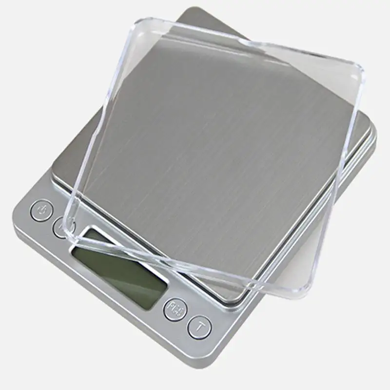 3 кг* 0,1 г цифровые карманные кухонные весы, высокоточные электронные весы для еды, диеты, чайные весы, портативный инструмент с 2 лотками