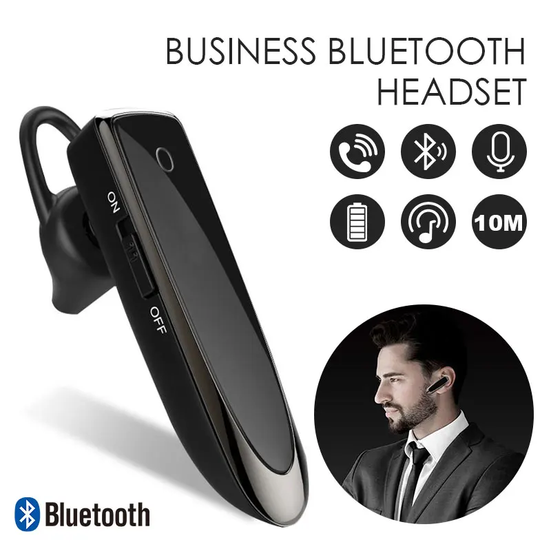 

Wireless Bluetooth Earphone Portable Single Stereo BT4.1 Earbuds Headset with Mic Headphone for iPhone Samsung Huawei Xiaomi