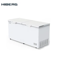 Морозильный ларь HIBERG PF 56L2W, обьем 508 л, 2 корзины, ножки(2), колесики(2), замок, подсветка, 2 двери