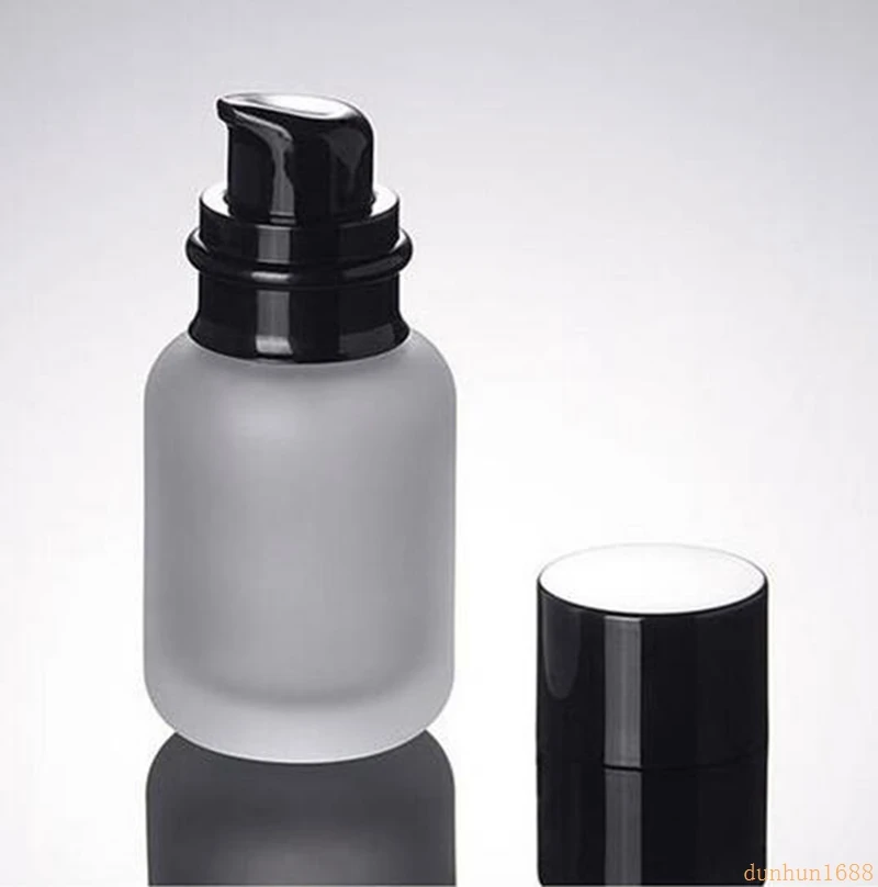 Download 50ml Frosted Glass Beak With Pump Lotion Bottle With ...