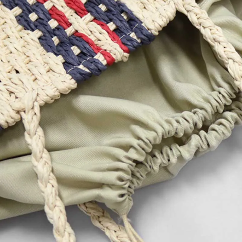 Summer Women Fashion Straw Bags INS Popular Beach Female Handbag Lady Large Handmade Shoulder Bag Travel Knitted Bolsa SS3225 (1)