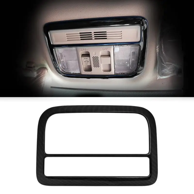 

Carbon Fiber Car Reading Light Lamp Cover Trim Sticker For Honda Civic 2016 2017 Reading Light Cover Car Accessoreis