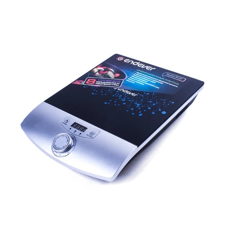 Плита индукционная Endever Skyline IP-27 (Мощность 2000 Вт, 8 программ приготовления, функция защиты от перегрева, функция защиты от скачков напряжения сети, функция отложенного старта, блокировка)