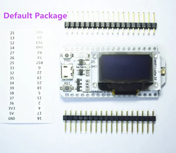 433 МГц/868-915 МГц Bluetooth wifi ESP32 LoRa SX1278/SX1276 esp32 oled макетная плата 0,96 дюймов синий OLED дисплей для Arduino