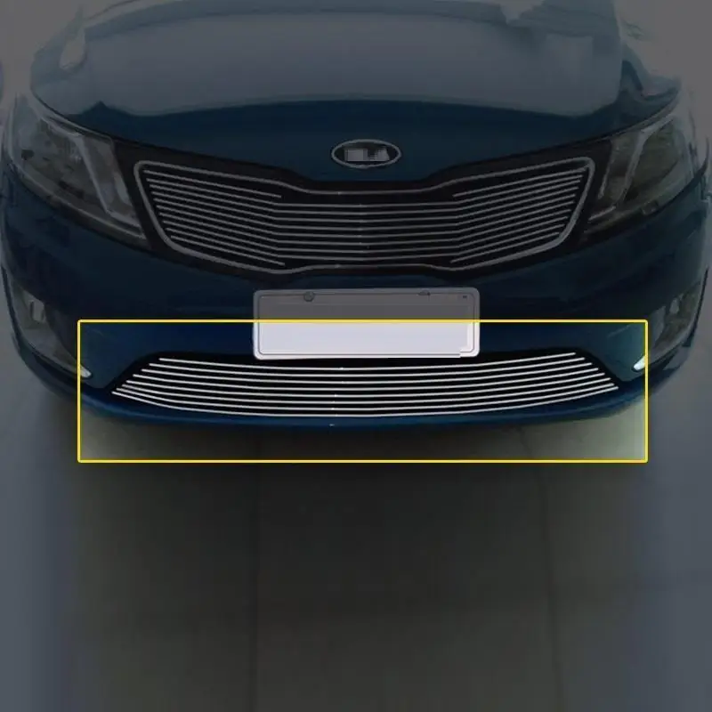 

Grille exterior promote automovil chromium protecter modification mouldings car styling accessories 11 12 FOR Kia K2