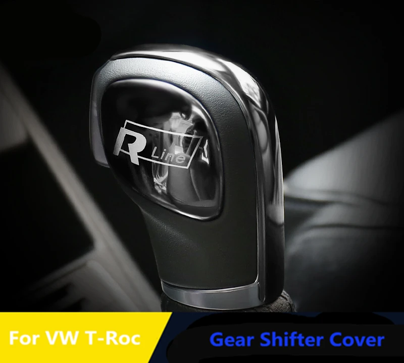 Interior Gear Shifter Sequins Cover Stainless Steel Trim Rline