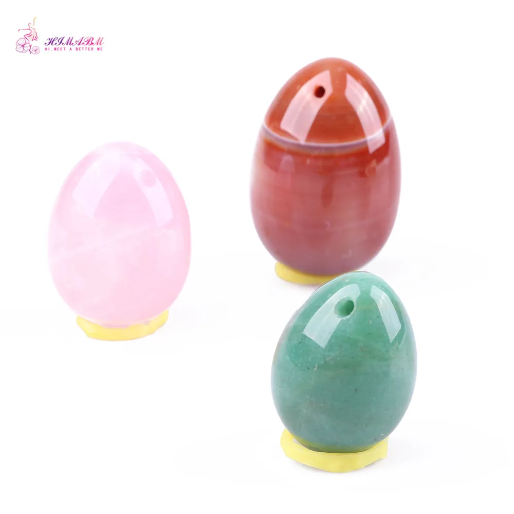 HIMABM 1 set jade egg for kegel exercise chakra massage pelvic floor muscles vaginal exercise yoni ben wa ball C HIMABM 1 set jade egg for kegel exercise chakra massage pelvic floor muscles vaginal exercise yoni ben wa ball C