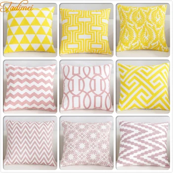 

Decorative Throw Pillow Case 18*18inch 45x45cm Garden Sofa Chair Car Bed Back Lumbar Waist Cushion Cover Cushioncover Pillowcase