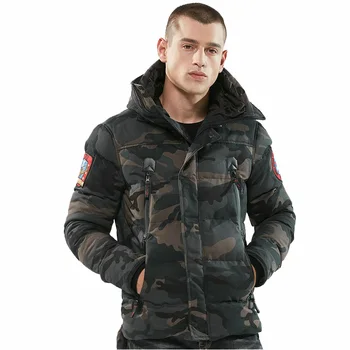 

Warm Winter Coat Men Military Camouflage Jackets Parkas Men Pilot Bomber Jackets Coats Men Thick Warm Hooded Winter Jacket