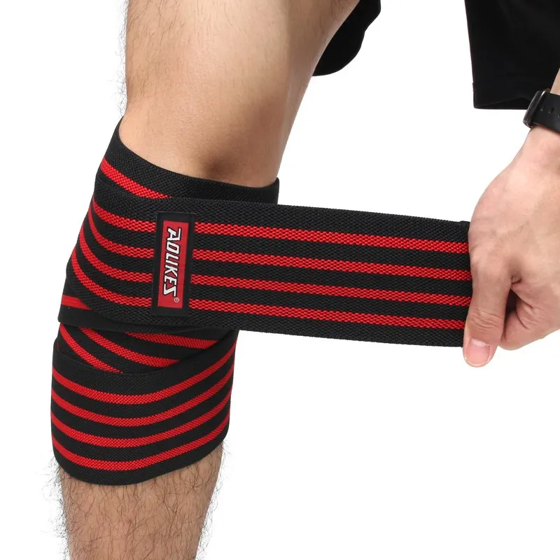 AOLIKES 1pc 180cm*8cm Practical Elastic Knee Thigh Protect Wraps