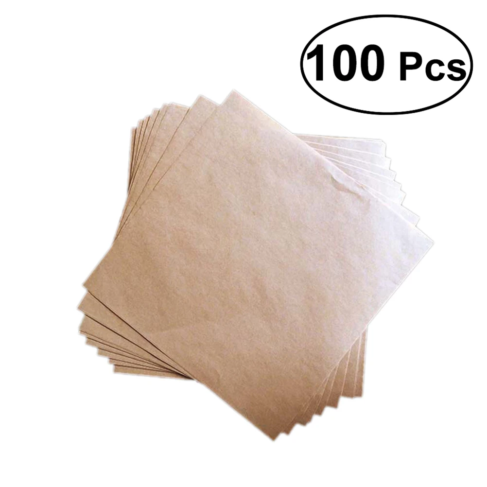 100 Sheets Precut Baking Paper Non Stick Oil proof Baking Parchment