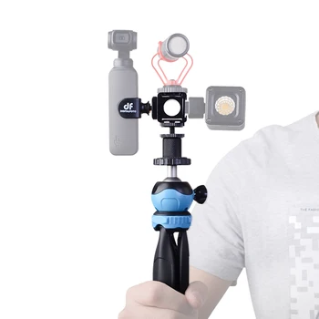 

OP-MIPLUS DJI Osmo Pocket Accessory Mount Expansion kit System Cold Shoe Mount with Table Tripod Mounting LED Microphone