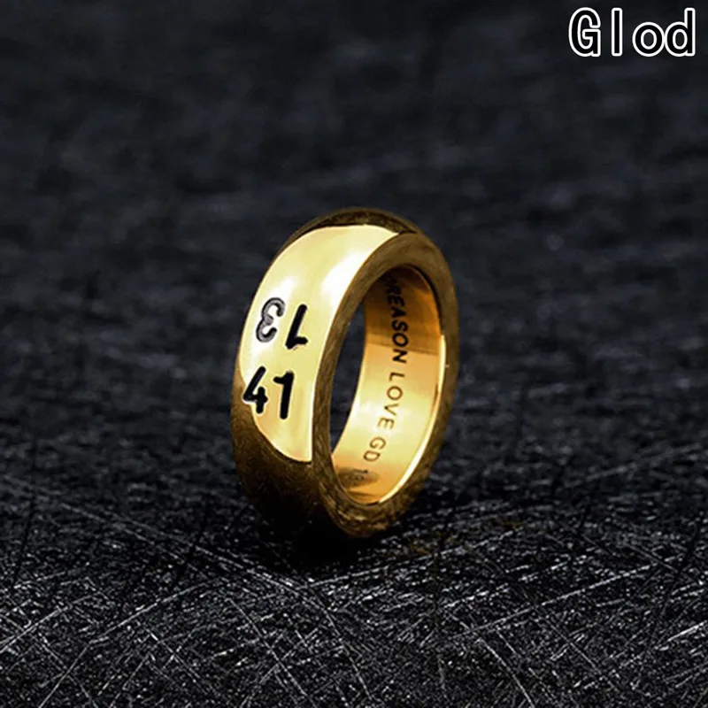 Солдат, выгравированное кольцо из нержавеющей стали 1314, популярное для японских корейских мужчин, высокое качество, свадебные ювелирные изделия - Цвет основного камня: GD