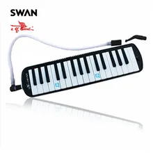 Swan 32 Keys Melodica Mouth Organ Black Pink Blue Colors Keyboard Musical Instruments Accessory For Teaching