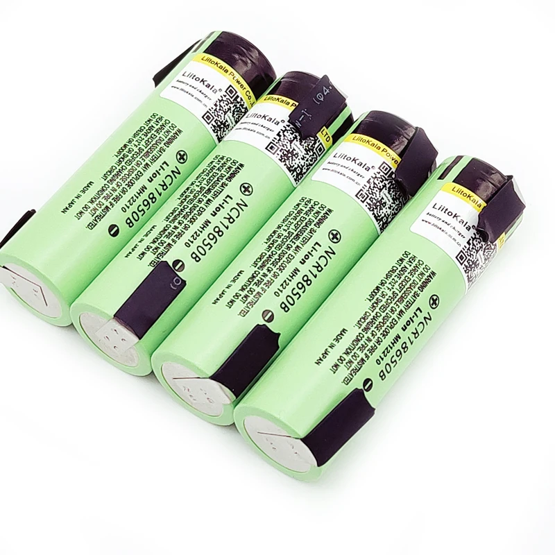 liitokala 18650 3400 батарея 3400mAh 3,7 V NCR18650B литий-ионная аккумуляторная батарея для фонарика+ DIY никель