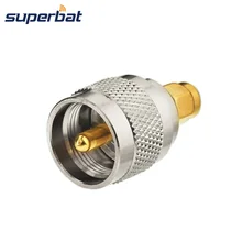 Superbat 2 шт портативная рация Портативный Радио адаптер антенны SMA штекер UHF мужской PL-259
