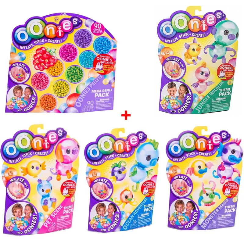 

Fastest Delivery High Quality Magic Oonies Onies Onoies Ball 90 pcs Pet Scene Monster Mania Jungle Wildlife O
