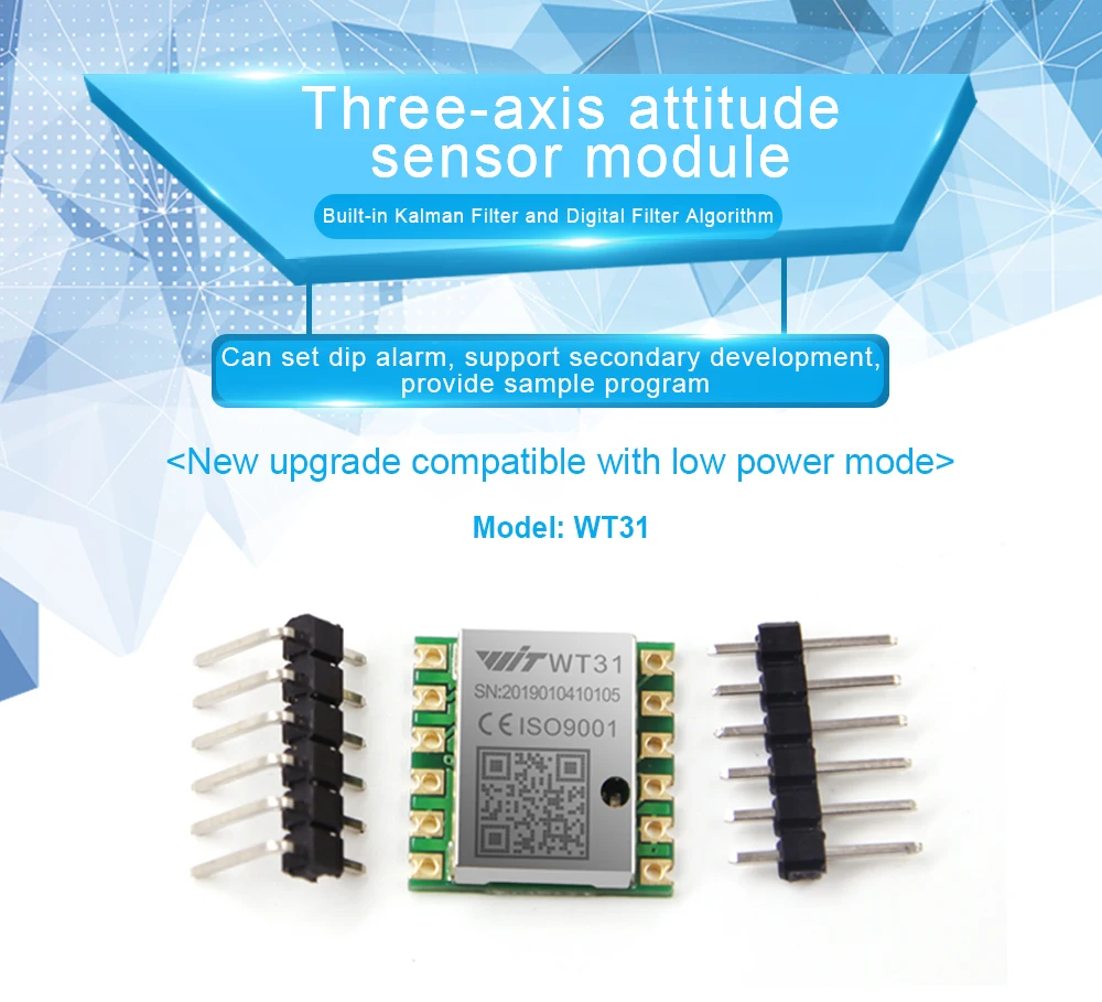 WT31N AHRS 2 3 Axis Digital Accelerometer Tilt Angle Attitude Sensor Module KIT 